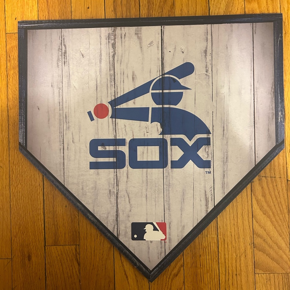 Barnwood Sports Chicago White Sox Home Plate Sign